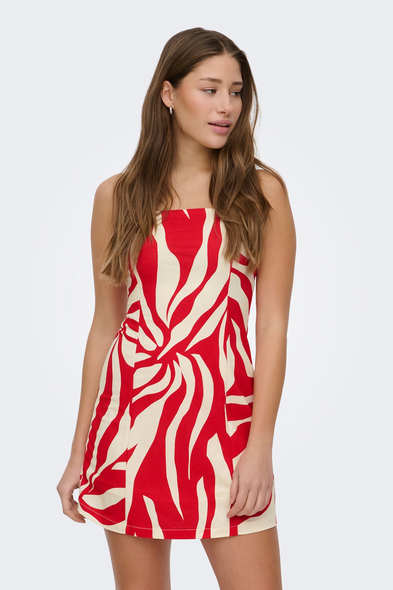 Only Vestido curto estampado floral