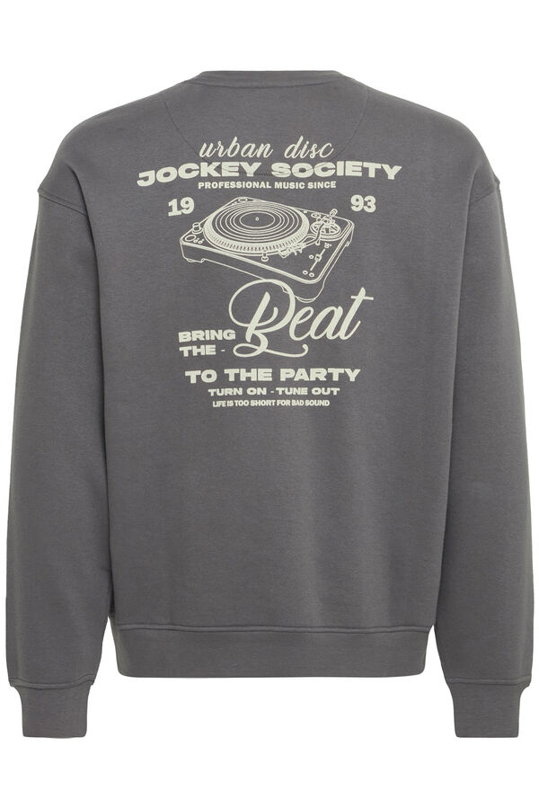 Blend Sweatshirt gola redonda cinzento