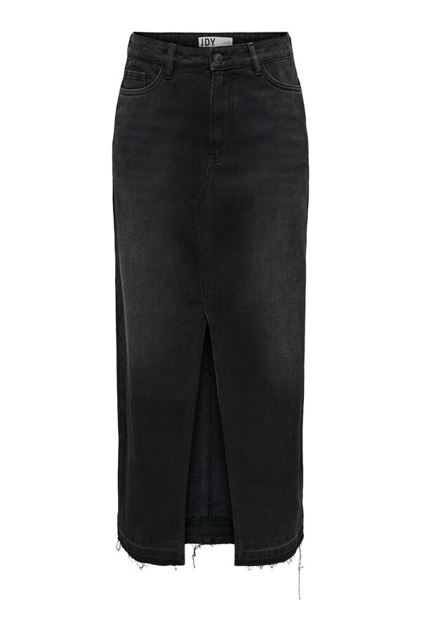 JDY Saia de ganga comprida preto