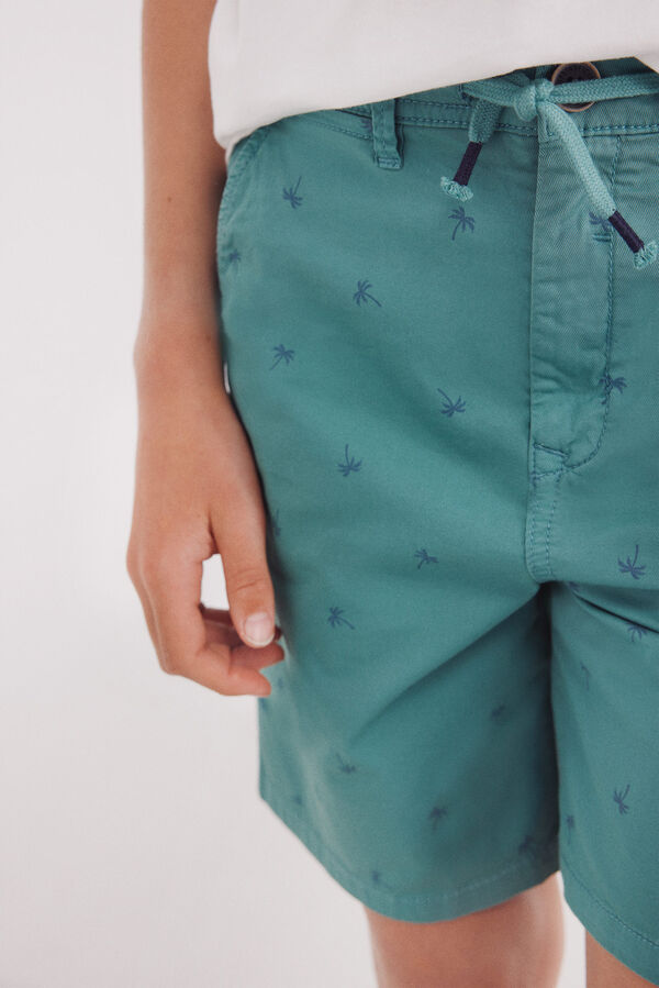 Springfield Kids Bermuda palmeras para niño coral