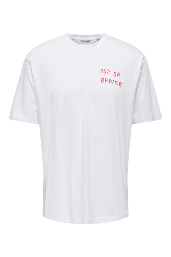 Only & Sons T-shirt de manga curta branco