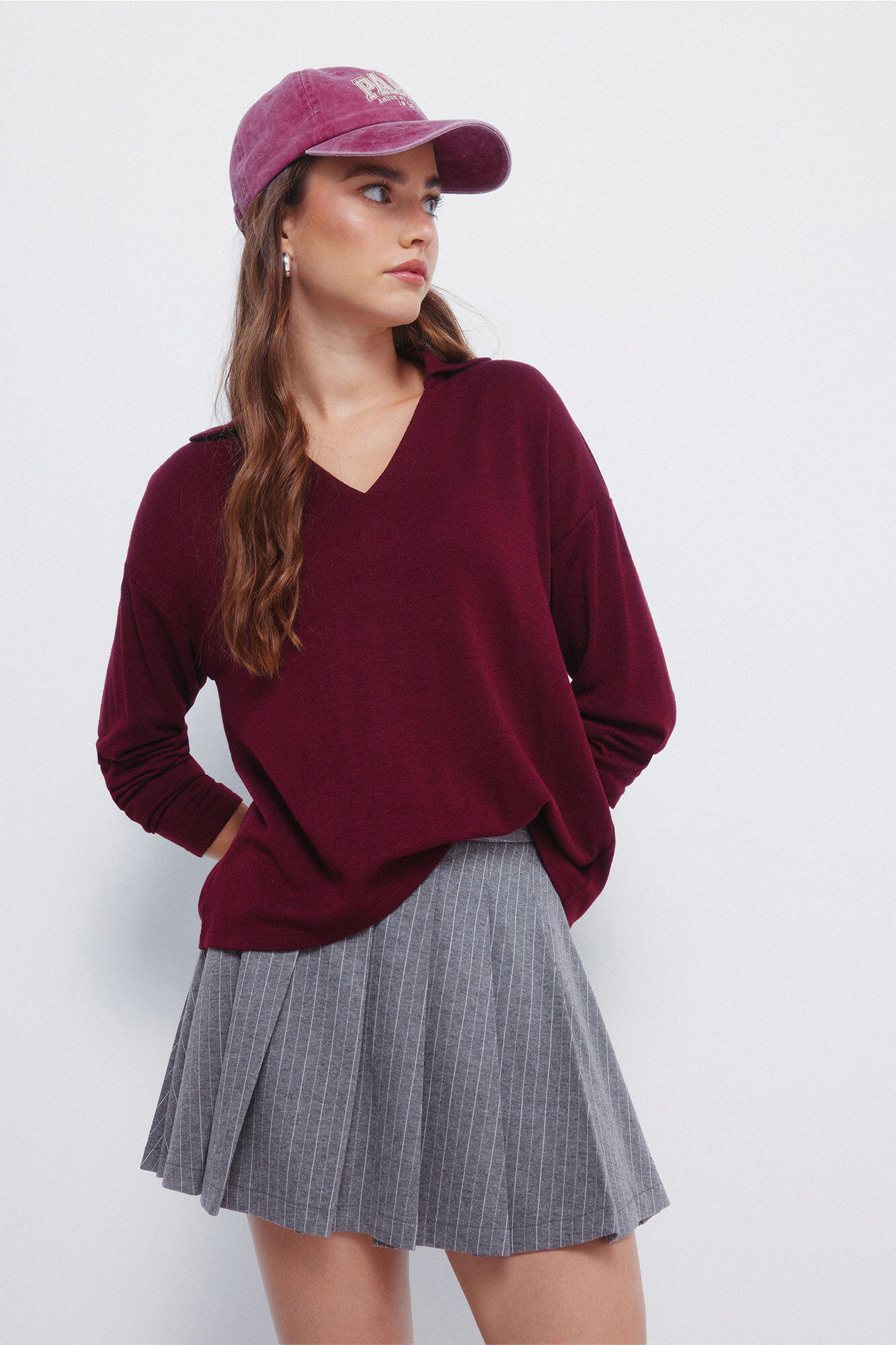 Springfield Polo escote uve punto cortado