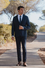 Celopman Americana Traje Estructura azul