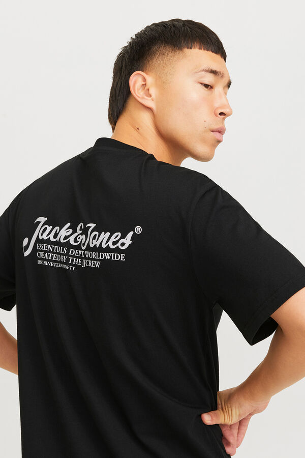 Jack & Jones Camiseta relaxed fit manga corta negro