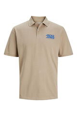 Jack & Jones Polo logo marr&oacute;n