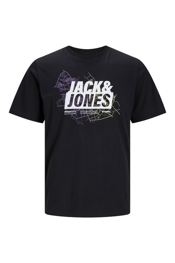 Jack & Jones Sweatshirt print à frente preto