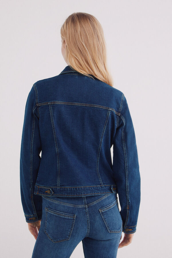 Springfield Cazadora vaquera algod&oacute;n azul