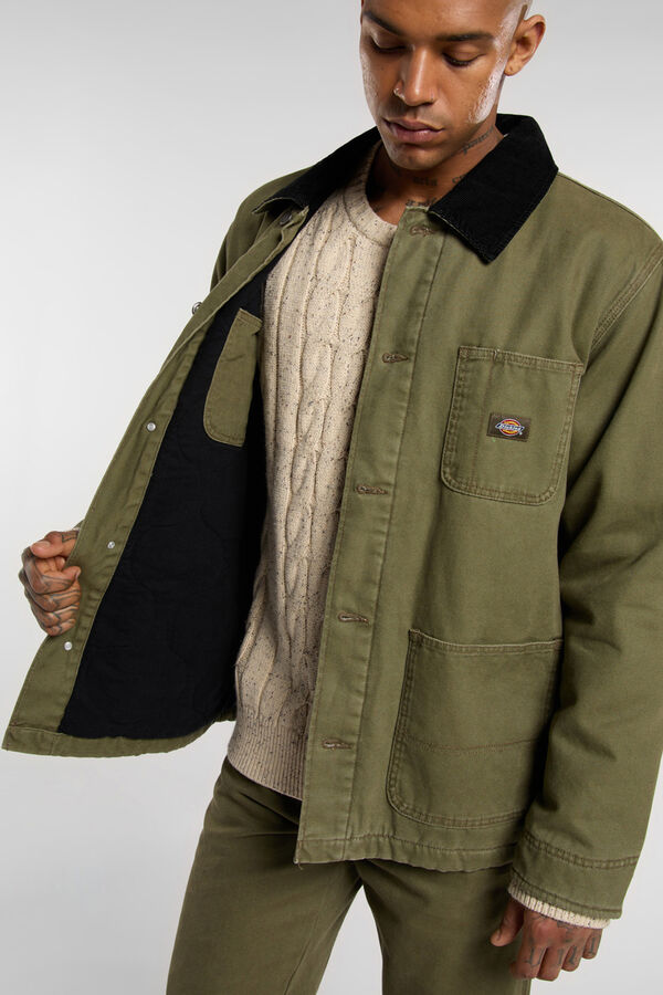 Dickies Casaco de lona com forro central                        Caqui escuro