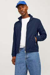 Jack & Jones Chaqueta bomber cuello alto azul