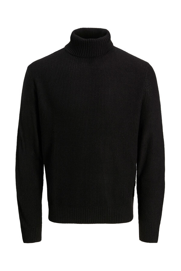 Jack & Jones Jersey cuello vuelto negro