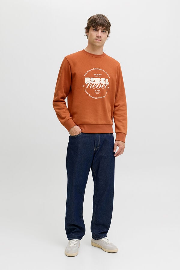 JJ REBEL Sudadera regular fit naranja