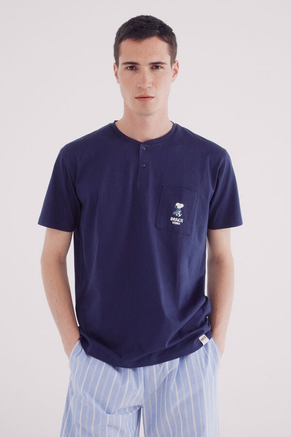 Springfield Pijama corto Peanuts&trade; azul