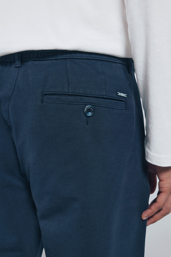 Springfield Pantal&oacute;n chino comfort slim fit azul