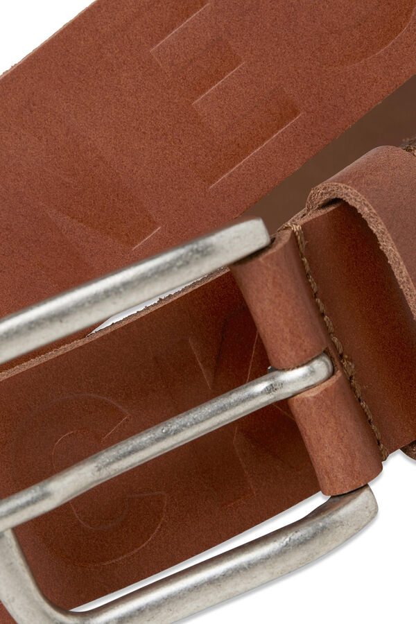 Jack & Jones Cintur&oacute;n de piel nude