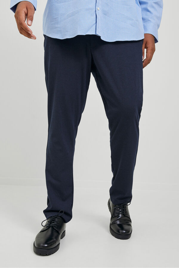 Jack & Jones PLUS Pantal&oacute;n slim fit azul
