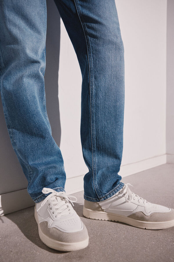 Springfield Jeans regular lavado medio oscuro azul