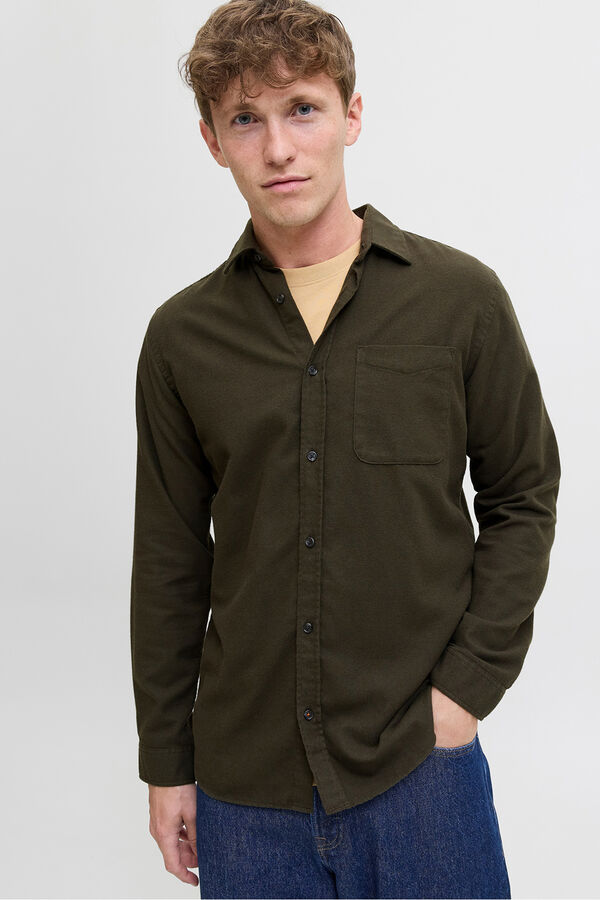 Jack & Jones Camisa regular fit verde