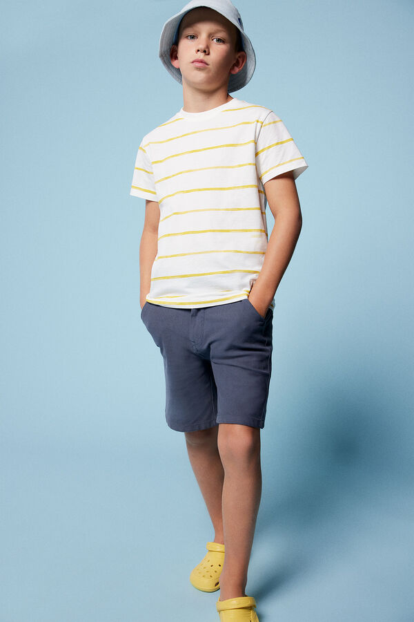 Springfield Kids Bermudas piqu&eacute; ni&ntilde;o azul