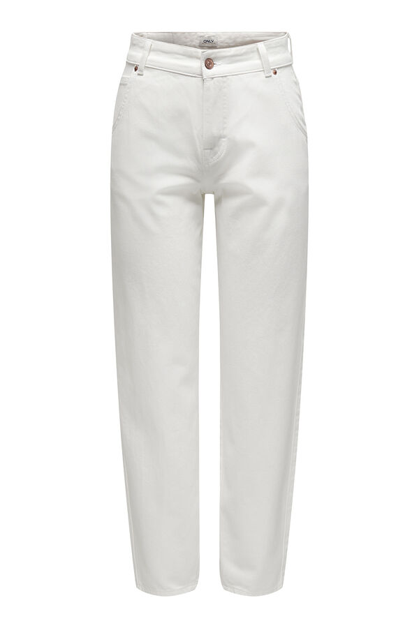 Only Jeans Mom blanco