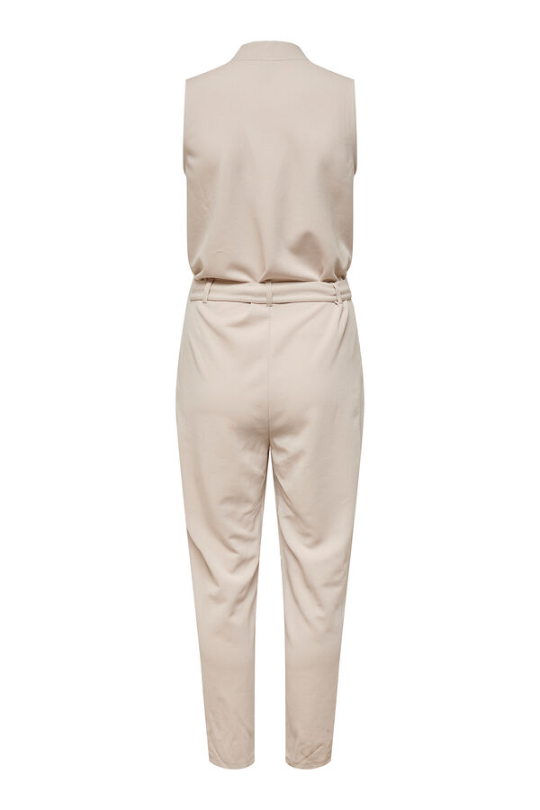 JDY Macac&atilde;o longo com al&ccedil;as largas bege