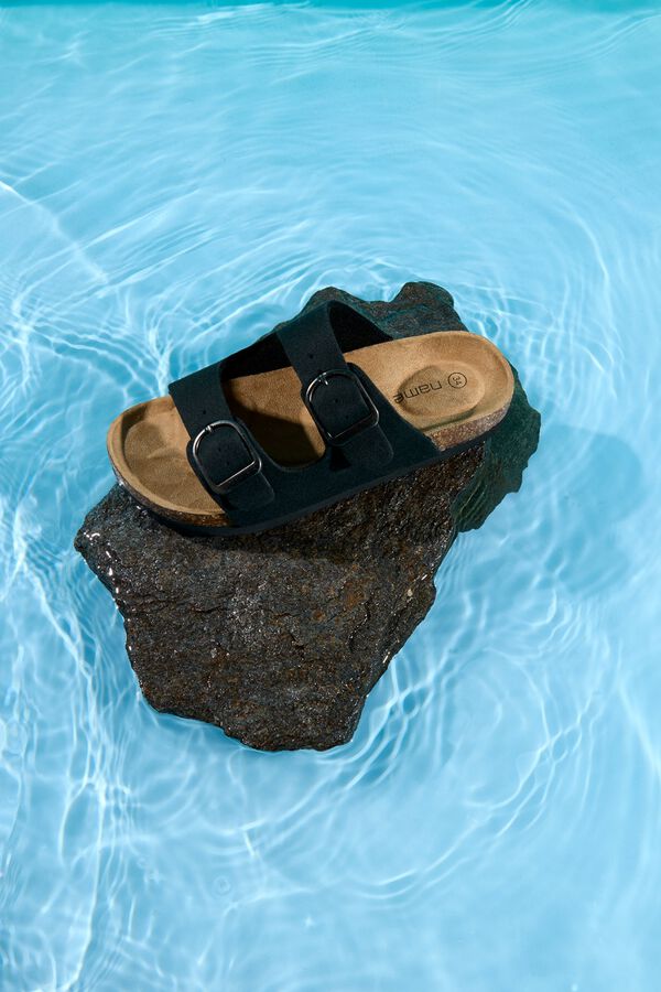 Name it Sand&aacute;lias com fivela preto