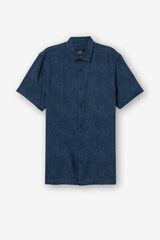 Tiffosi Camisa Relaxed Fit Estampada azul
