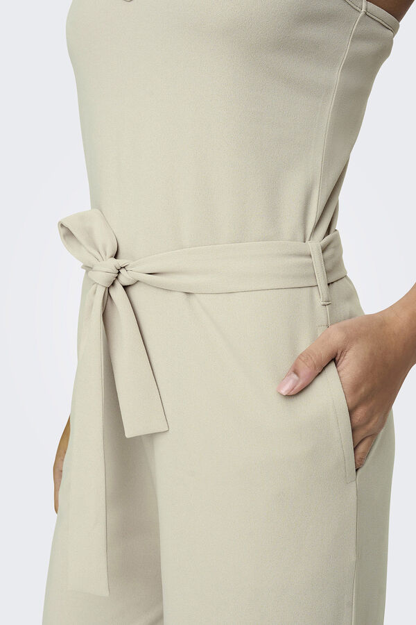 JDY Macac&atilde;o comprido fluido  cinzento