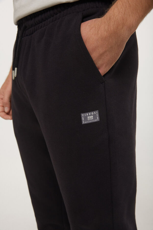 Springfield Calças jogger com cordão preto