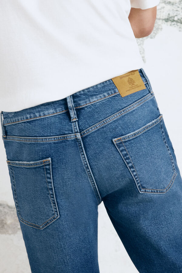Springfield Jeans slim fit azul