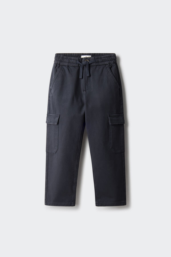 Springfield Kids Pantalon cargo ni&ntilde;o azul