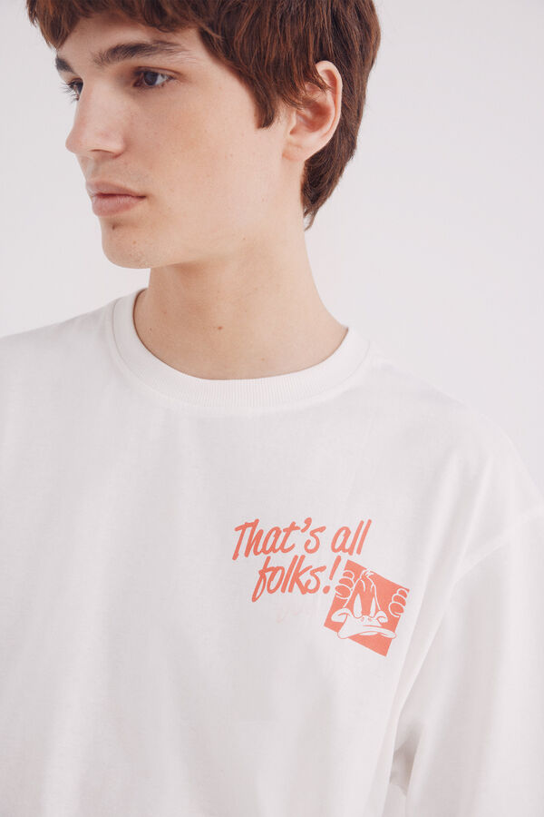 Springfield Camiseta Patolino bege