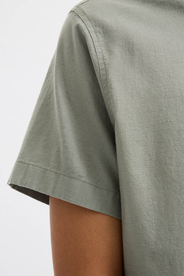 Jack & Jones Camisa de manga curta com ajuste relaxado verde