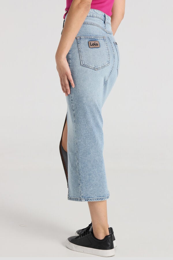 Lois Falda Tejana azul