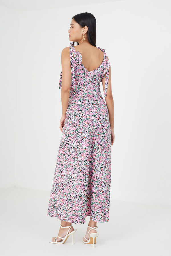 Brave Soul Vestido de flores con tirantes rosa