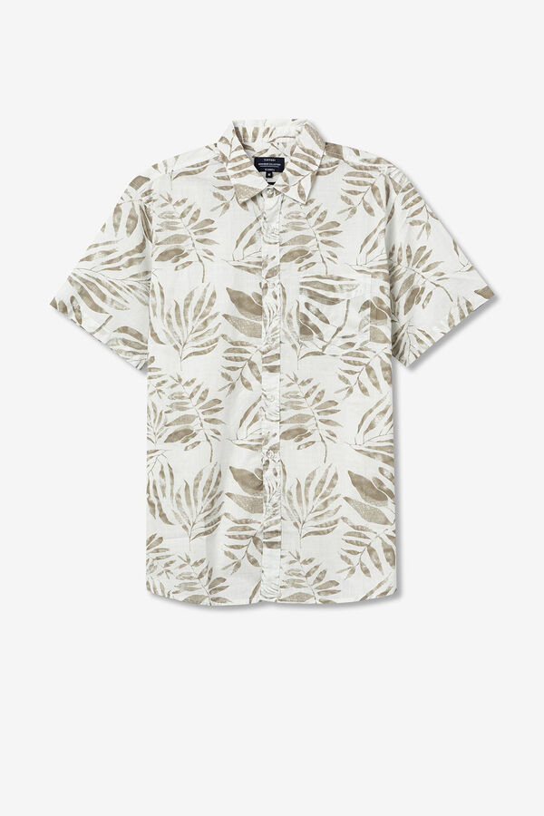 Tiffosi Camisa estampada branco