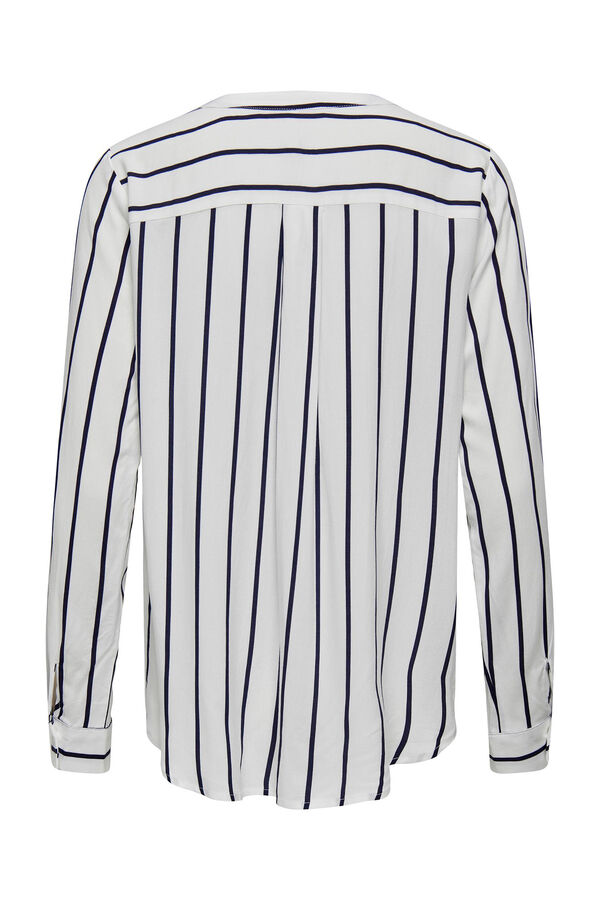 Only Camisa manga larga marfil