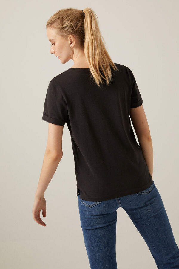 Springfield T-shirt "Ramones" algodão orgânico preto