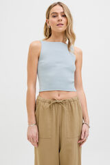 Jack & Jones Top franzido azul