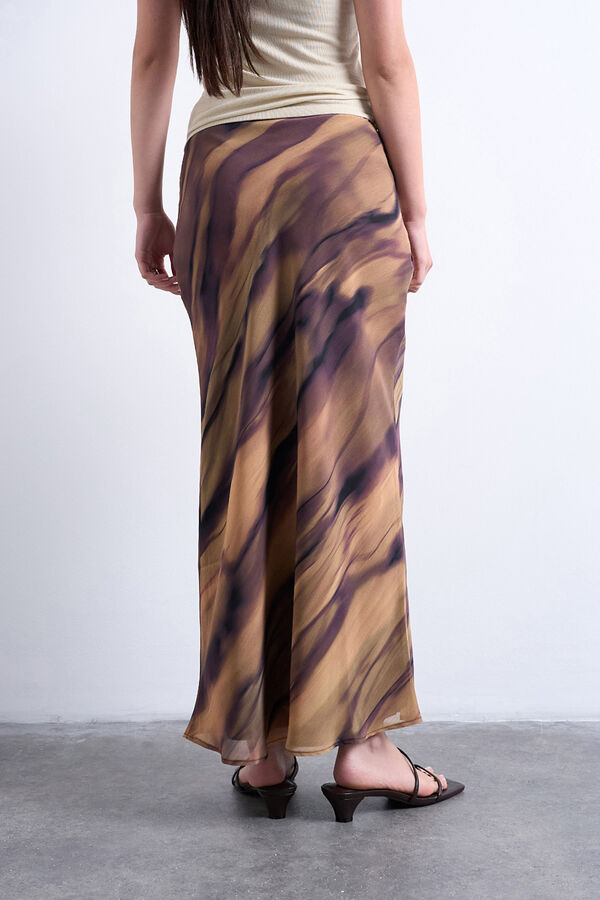 Topshop saia midi cru
