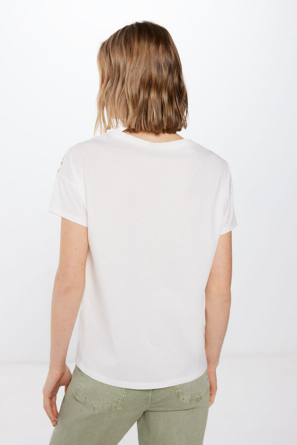 Springfield Camiseta Gr&aacute;fica &Eacute;tnica estampado