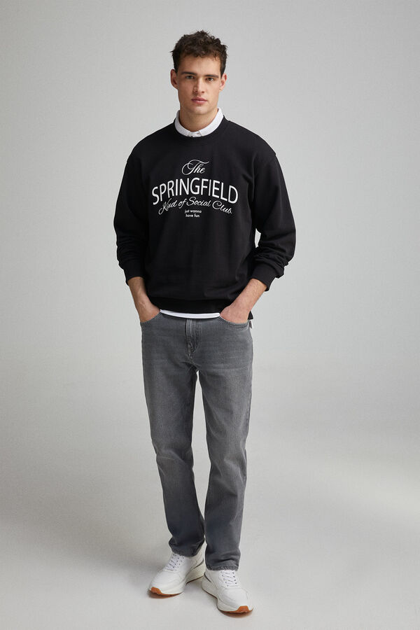 Springfield Sudadera Springfield negro