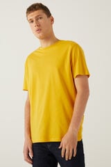 Springfield Camiseta básica logo dorado