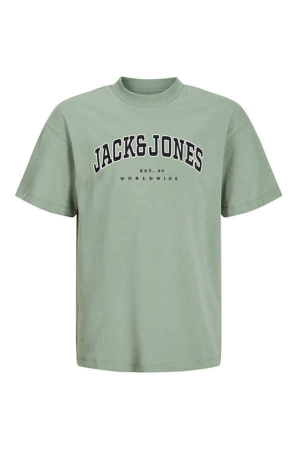 Jack & Jones Junior Camiseta estampada regular fit bege