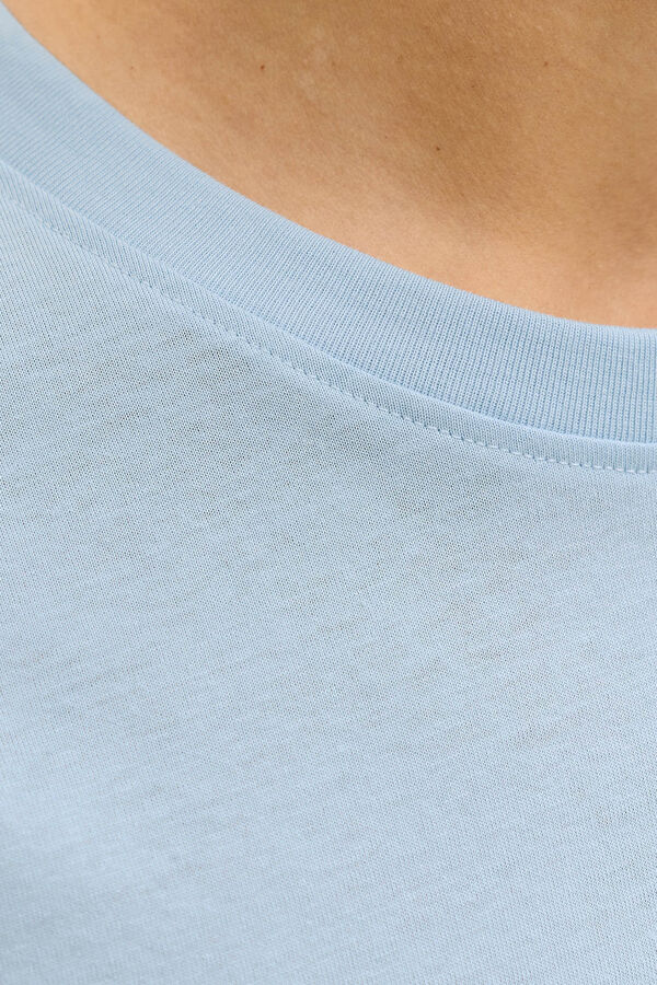 Jack & Jones Camiseta b&aacute;sica con logo azul