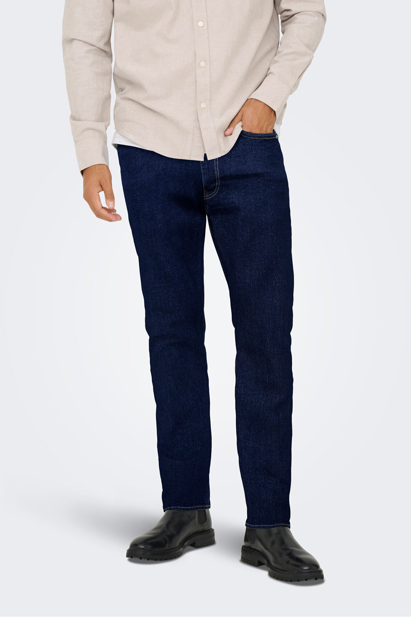 Only & Sons Cal&ccedil;a jeans de corte regular