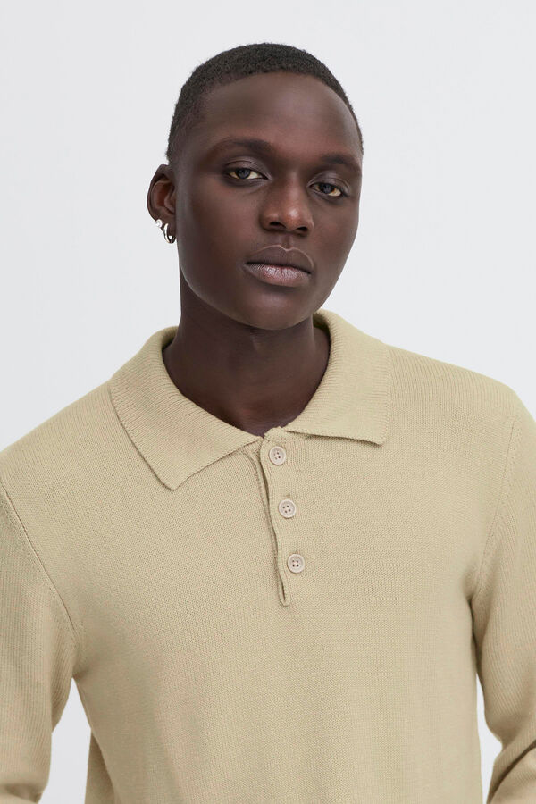 Blend Polo de malha    bege