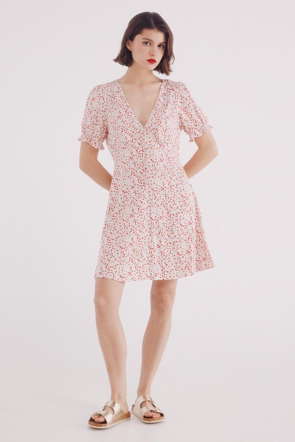 Springfield Vestido curto estampado estampado