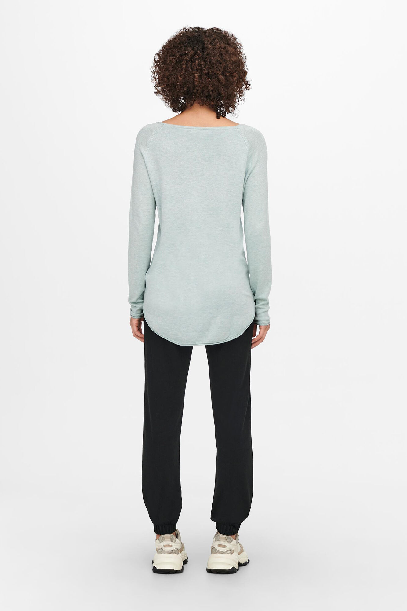 Only Jersey de punto cuello redondo