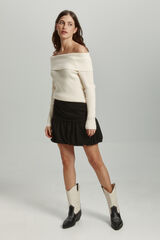 Only Mini saia balão preto