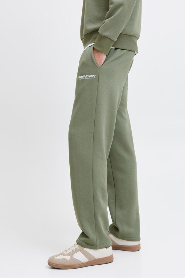 JJ REBEL Pantal&oacute;n regular fit verde